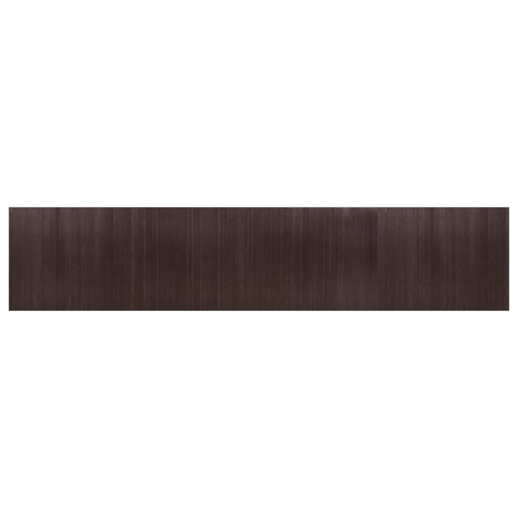 Room Divider Dark Brown 165x800 cm Bamboo